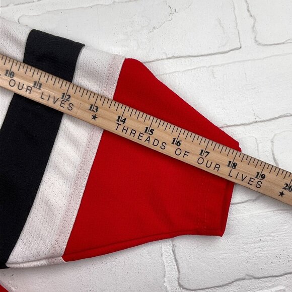 Athletic Knit NHL Jersey Youth XLarge Red Black KAO 24 NEW JERSEY‎ DEVILS - Picture 5 of 9